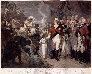 Daniel Orme Lord Cornwallis Receiving the Sons of Tipu Sultan as Hostages oil on canvas